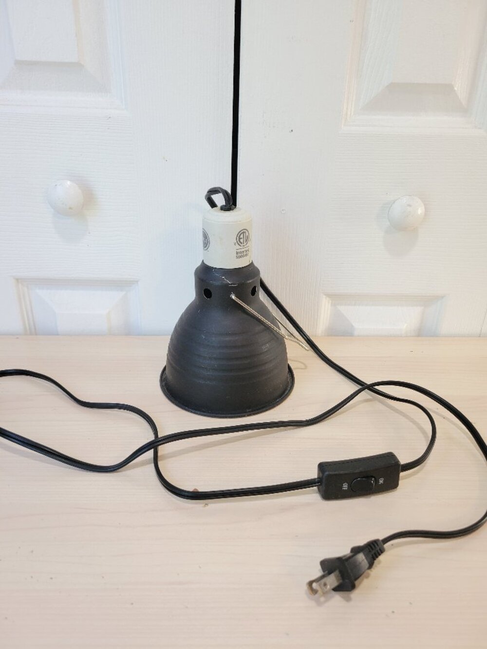 THRIVE 5.5" Reptile Deep Dome Lamp Fixture w/ Switch, Tested & Working EUC